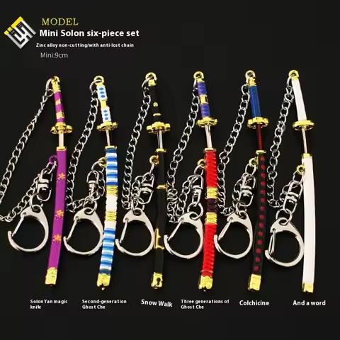9cm One Piece Sword Zoro Weapon Enma Katana Shusui Samurai Wado Ichimonji Metal Model Luffy Sandai K