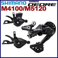 Shimano Deore M4100 MTB Mountain Bike Groupset 10 Speed RD-M5120 Rear Derailleur SL-M4100 Right Shif