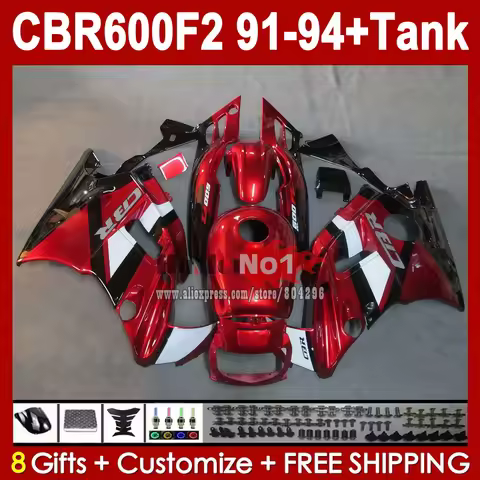 Fairings For HONDA CBR600 F2 CBR 600F2 600 FS CC 32JK.37 CBR600F2 CBR600FS 91 92 93 94 1991 1992 199