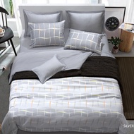 SANTAS ชุดผ้าปูที่นอนพร้อมผ้านวม ดีไซน์ SILVERY ชุด 7 ชิ้น ทอ 350 เส้นด้าย