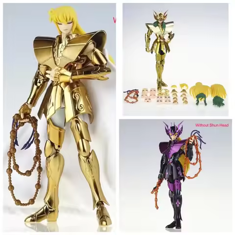 Spot Goods MST Saint Seiya Myth Exm/ex Metal Metal Virgo Shaka Andromeda Shun Head 24k Hades/The Twe