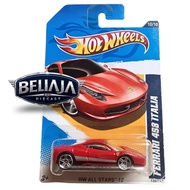 HOT WHEELS FERRARI 458 ITALIA RED HW ALLSTARS