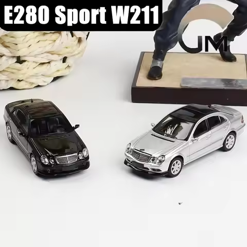 Glory Model 1/64 E280 Sport W211 Alloy Motor Vehicle Diecast Models Car Toys Collection Boy's Gifts