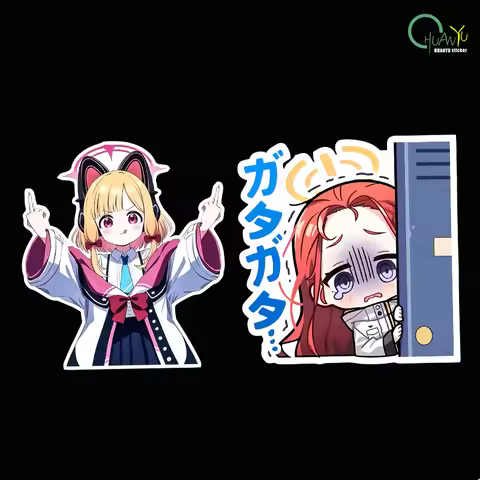 Blue Archive car sticker; Blue Archive 2D peripheral sticker; PVC sticker; cartoon anime motorcycle 
