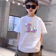 NELLY Children's short-sleeved T-shirt 8 Colors L letters kids t shirt for boys