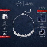 Women's S925 silver bracelet Asimi Flower Strip, soft and gentle Italian silver bracelet Aurora Glea