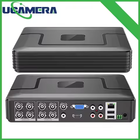 H.265 8CH/4CH 5M-N HVR Security Hard Drive CCTV Hybrid Video Recorder DVR P2P Support AHD/TVI/CVI/CV