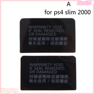 [Moneline] 2pcs Host Seal Sticker Label สำหรับ PS4 1000/1100 1200สำหรับ Slim 2000สำหรับ PS4 Pro