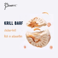 Freeze-Dried Krill Chicken Raw Bone Meat barf High Protein Healthy Snacks Lock Nutrition for cat dog