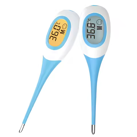 Electronic Soft-Tip Thermometer | Home Digital Thermometer | Fast & Accurate for Kids | Safe Axillar