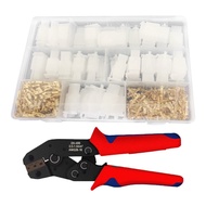581pcs Professional Cable Tool Portable Ratchet Terminal Electrical Wire Connector Crimping Plier Set