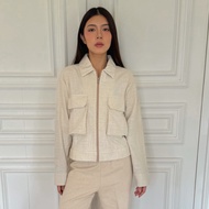 KEMEJA NOSTALGIC NIKKI LINEN JACKET | Linen outer jacket shirt