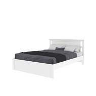 INDEX LIVING MALL เตียงนอน รุ่นโรม ขนาด 5 ฟุต - สีขาว I