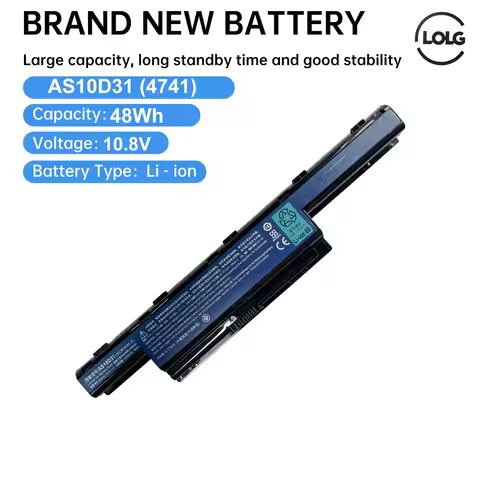 as10d31 battery AS10D51 Acer Aspire 4741 5253 5251 5336 5349 5551 5552 5560 5733 for Acer TravelMate