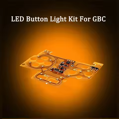 New Button LED Light Kits for GBC Button Board with 4 Modes Light Color Modify Kits for Nintendo Gam