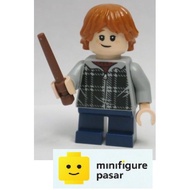 hp154 Lego Harry Potter 75950 75955 - Ron Weasley Minifigure w wand - New