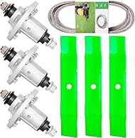 Lawn Mower 48 Deck Rebuild Kit Compatible with John Dee re 145 D150 E140 LA130 Includes 3 Spindle GX