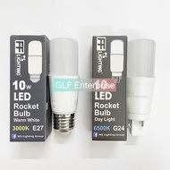 FFL 10W LED Rocket Bulb E27 / PLC Daylight / Warm White