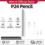 SNOW GF P24 Stylus For Pad 11 10 9 8 7 10.2 Air4 Air5 10.9 Air6 Air 7 Pro 11 13 2018-2025 แท็บเล็ตปา