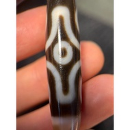 Tibetan dzi 6 eyes jade body dzi smooth like lamb fat feng shui stone to improve destiny