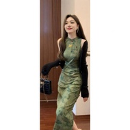 cheongsam dress muslimah 旗袍套装 Yujie Style Chinese Cheongsam Set - Summer 2026