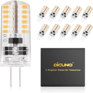 DiCUNO G4 3W LED Warm White Light Lamps AC/DC 12V Non-dimmable Equivalent to 20W~25W T3 Halogen Trac