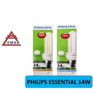 PHILIPS ESSENTIAL 14W WARM WHITE / COOL DAYLIGHT E27 BULB
