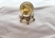 巴西千層金山 金髮晶 水晶球 冰亮 星光 水晶 擺設