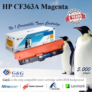 G&G compatible toner for HP CF363M HP 508 Magenta color toner ( interntioanl brand in Malaysia with 