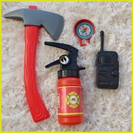 ◎ ❏ ♧ Fireman Costume for Kids Boy Firefighter Career Guidance Suit Children Cosplay Uniform Christ