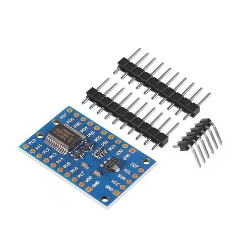 1-10pcs PCF8575 Module Expansion IO port Expander board DC 2.5-5.5V I2C communication control 16 IO 
