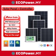 Solar Panel Controller Clothing Set 15/20/30/40/50W/60W 10/20/30A Display USB Solar Panel Charge