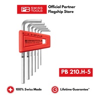6pcs Set PB Swiss Tools Hexagon Allen Key L-wrenches PB 210.H-5