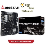 BIOSTAR TZ590-BTC DUO + INTEL G6400 PROCESSOR/ LGA1200 9GPU SUPPORT MINING MOTHERBOARD