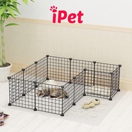 Combo Chuồng Quây Chuồng Ghép Chó Mèo 12 Tấm Sắt (Tặng 24 Chốt Nối) - Ipet Shop