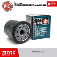 Vic Oil Filter Toyota Revo Innova Fortuner Rav4 Grandia Land Cruiser C-111 C111 1pc