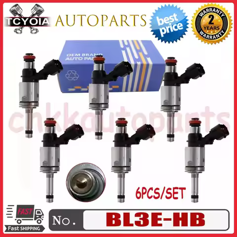 6Pcs/lot Fuel Injector Nozzle BL3E-HB For Ford F-150 Transit 150 250 350 Expedition 3.5L V6 EcoBoost