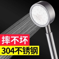 304 Stainless Steel Shower Head Pressurized Bath Flower Sun Shower Rain g Single Head Set Pressurize