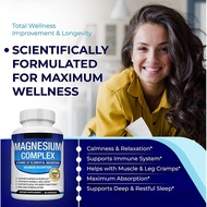 Glycine Supplement Glycine Complex Nutrition High Efficiency Health Care Glycine Magnesium Capsules