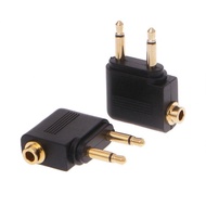 X.B.K 3.5mm Jack Audio Adapter for Airline Airplane Travel Earphone Headphone Part
 SG