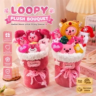 ⚡️Fast⚡️LOOPY Cosplay Lotso Hello Kitty Cat Dolls Flowers Bouquet Sanrio Bouquet Christmas Valentine
