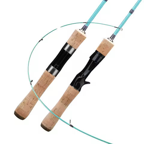 Single Rod, Micro-Lure Fishing Rod, Solid Rod Tip, Fast Action, Light Power, Gun Handle/Straight Han