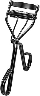 INTER-ESQUE® Eyelash Curler - Eyelash Curler + 3x Free Extra Silicone Pad & 3x Extra Comb - Black