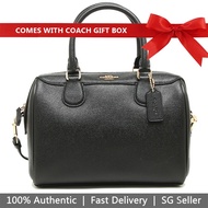 Coach Handbag In Gift Box Crossbody Bag In Gift Box Mini Bennett Satchel Crossbody Bag Black # F32202