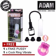 Adam Penis Pump For Men Enlargement Increase Size Bigger Longer Sex Toys for Male Men - Pam Pembesar Zakar