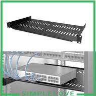 [Simple] 1U Server Rack Shelf 1U Server Rack Computer Network Rack Cantilever Tray Desktop Steel 44 