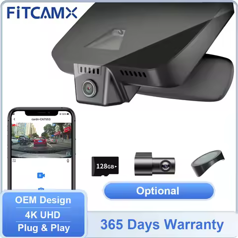 4K Front Dashcam DVR for Chevrolet Trailblazer 2021-2025 & Equinox 2018-2026,FITCAMX Car Recorder fo