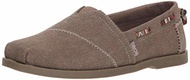 Skechers BOBS Women s Chill Luxe-Autumn Crush. Canvas Slip on W Memory Foam Ballet Flat