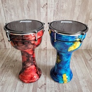 Calti Darbuka Dumbuk Waist 8 inch Marble Motif Mica Power BEAT Darbuka Murah Darbuka 8 inch Full Set