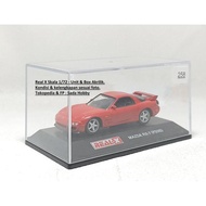 MERAH DIECAST REAL-X REALX 1/72 MAZDA RX-7 FD3S RED CADATOYS